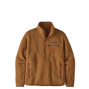 Women's Retro Pile Fleece Marsupial Pullover